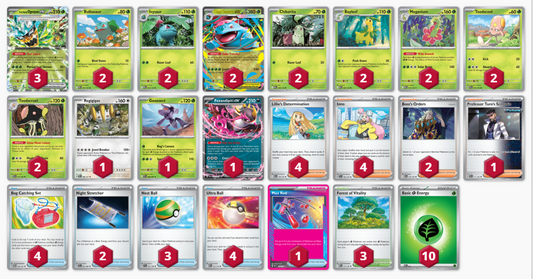 Mega Venusaur EX Deck