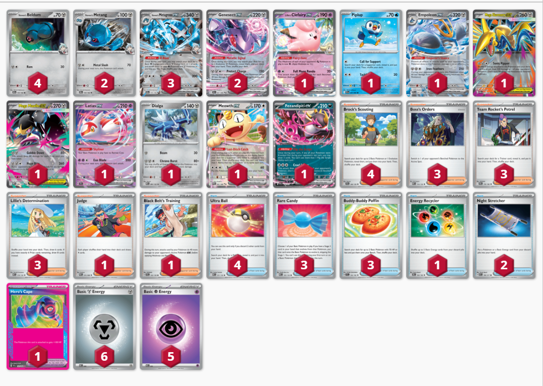 Steven's Metagross ex Deck