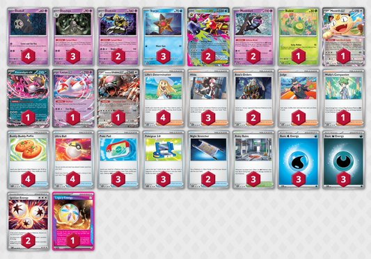 Mega Starmie ex Deck