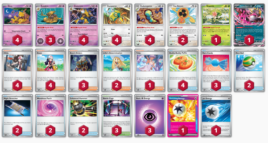 Alakazam Powerful Hand Deck