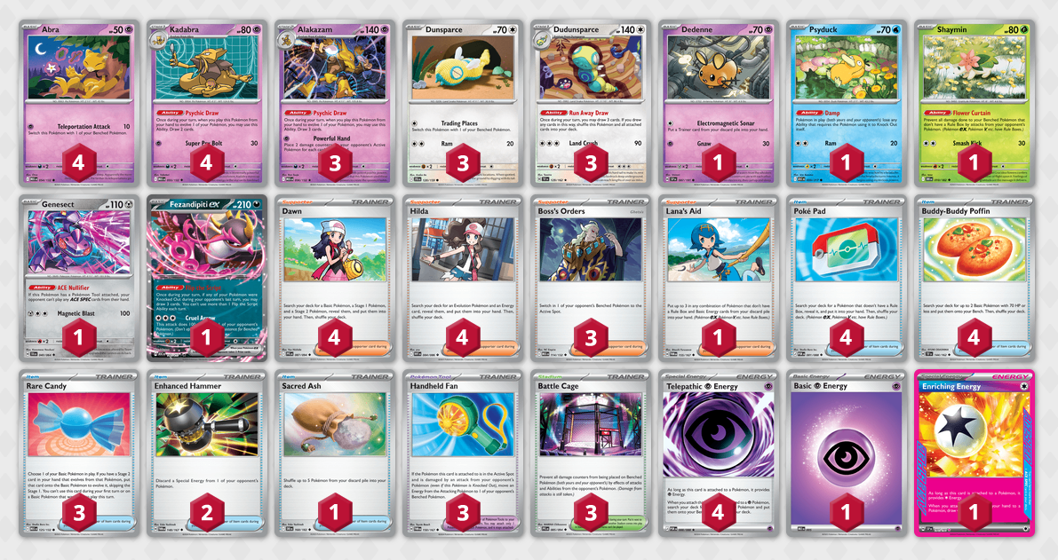 Alakazam Powerful Hand Deck