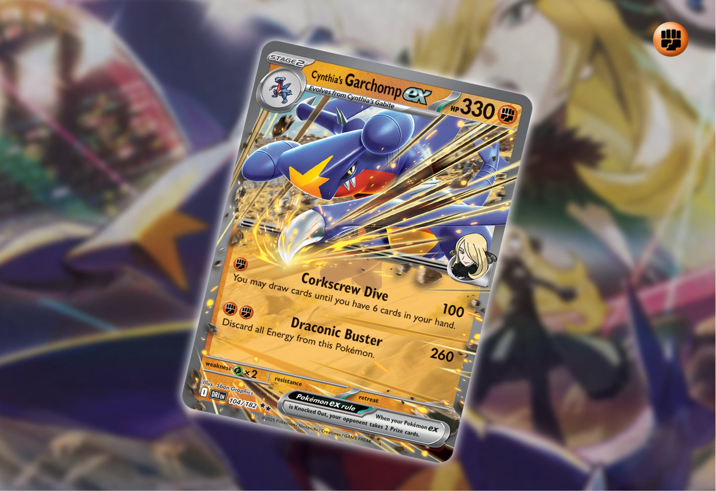Cynthia's Garchomp EX Deck